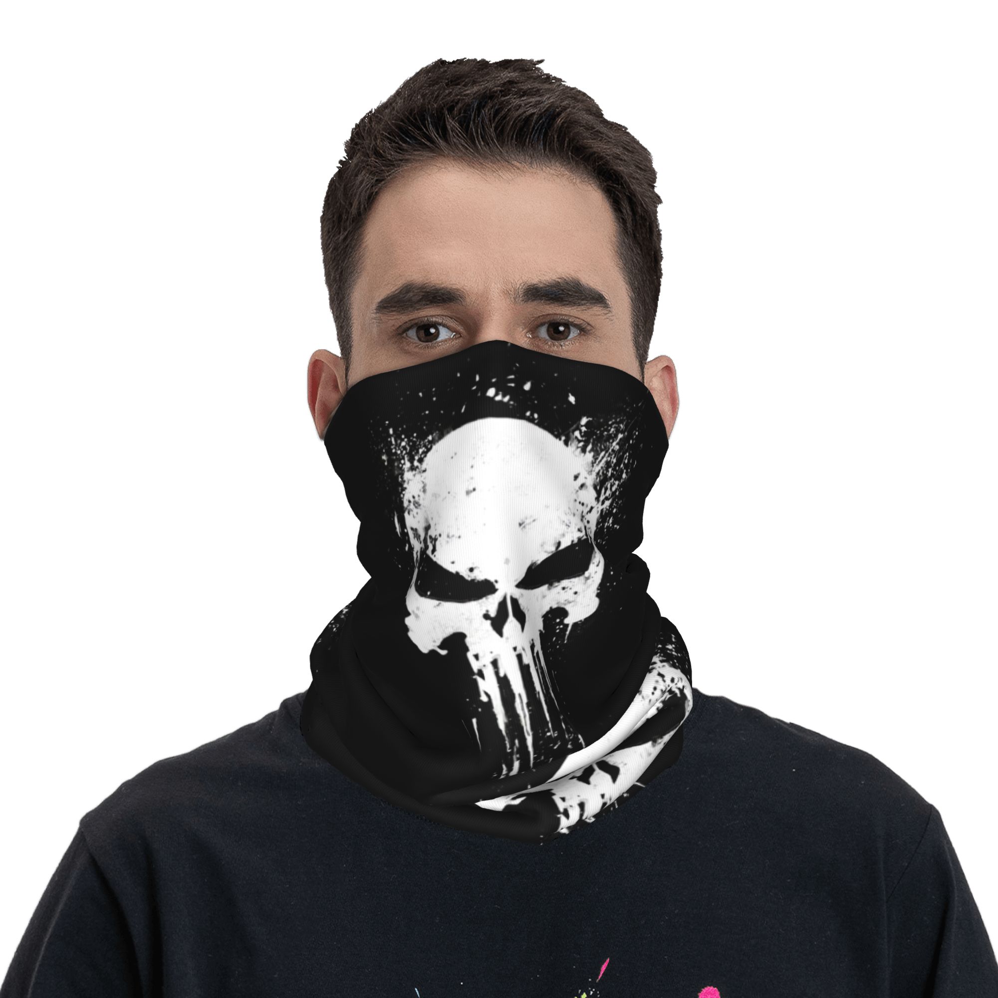 Custom Skeleton Skull Bandana  - Neck Gaiter Fleece review and price