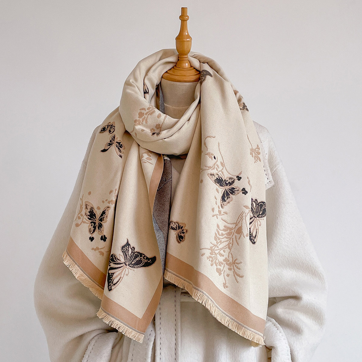 Women Imitation Cashmere Scarf - Cashmere Pashmina Wrap review and price