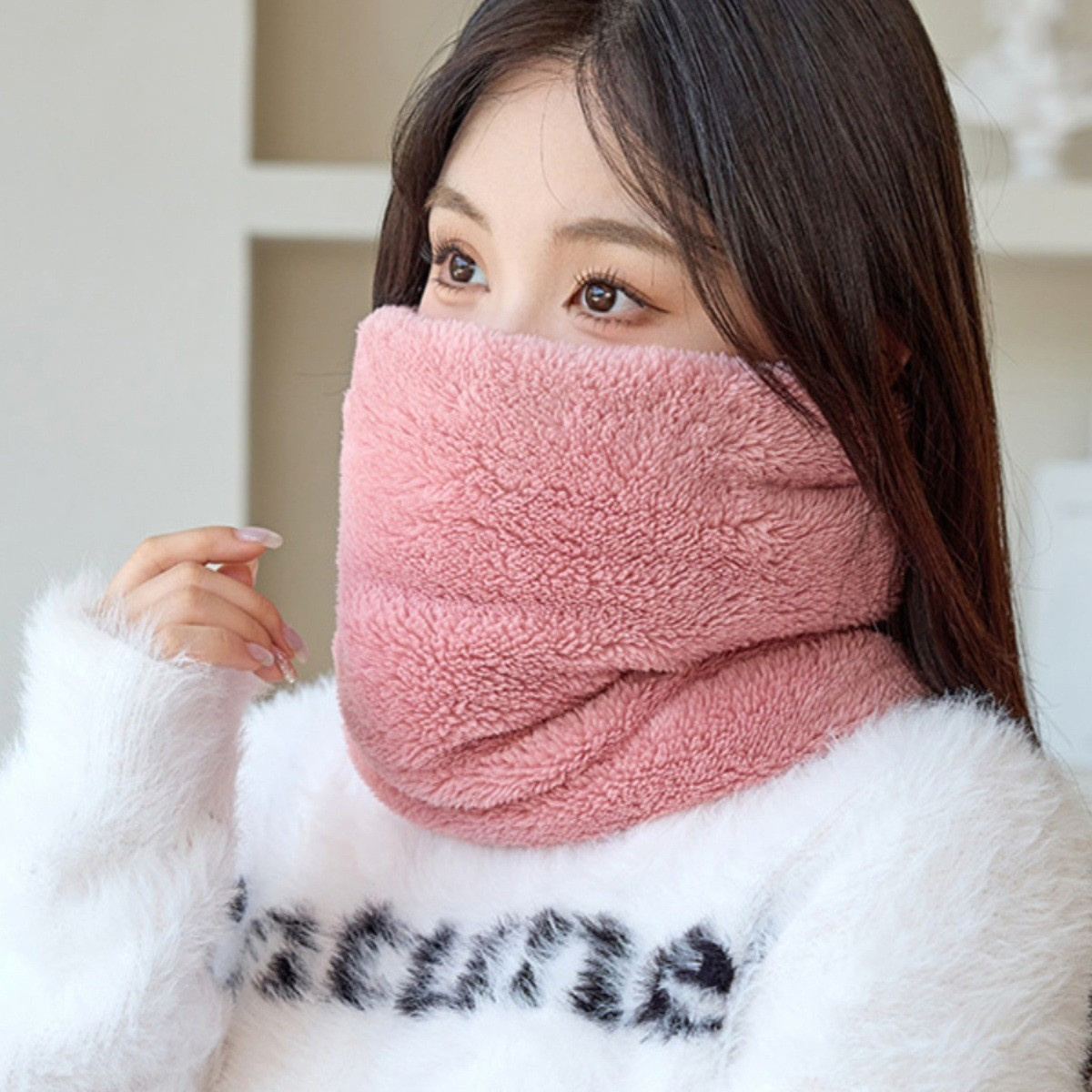 New solid color fleece-lined c - Neck Gaiter Fleece review and price