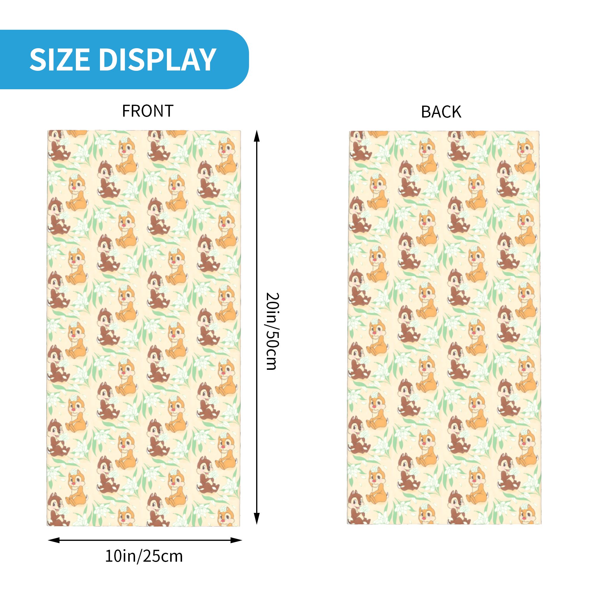 Custom Cute C-Chip And D-Dale  - Neck Gaiter Fleece review and price