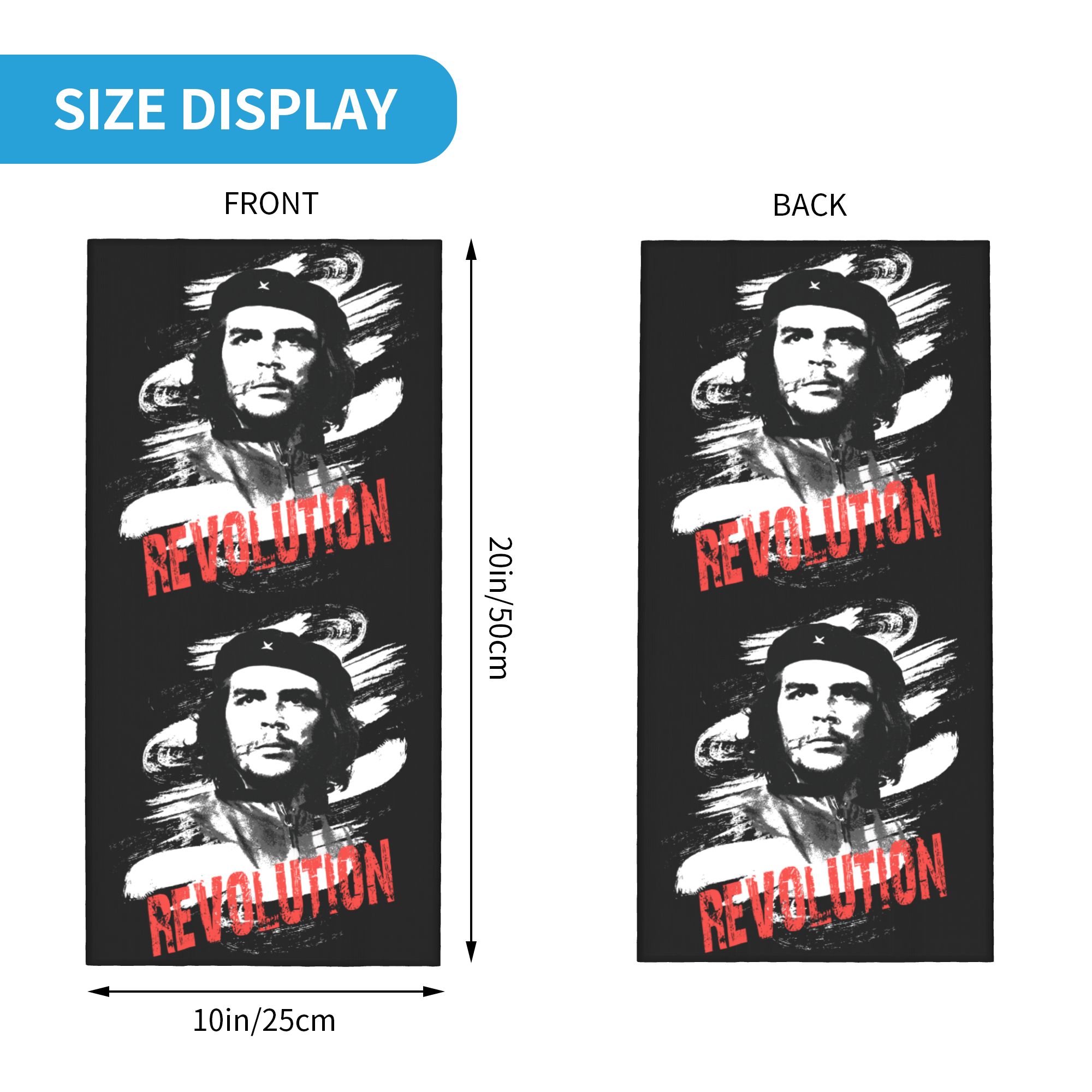 Custom Che Guevara Revolution  - Neck Gaiter Fleece review and price