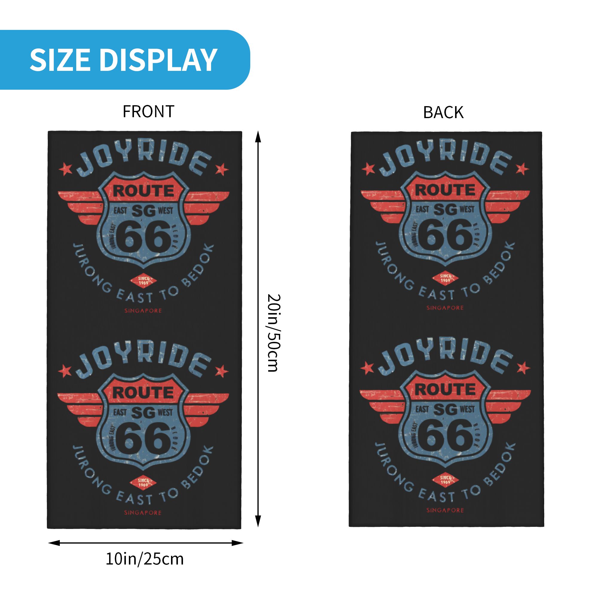 Motorcycle Ride Route 66 Neck  - Neck Gaiter Fleece review and price