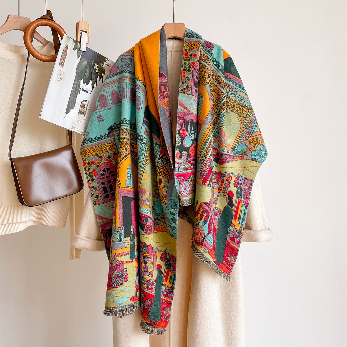 Women Imitation Cashmere Scarf - Cashmere Pashmina Wrap review and price