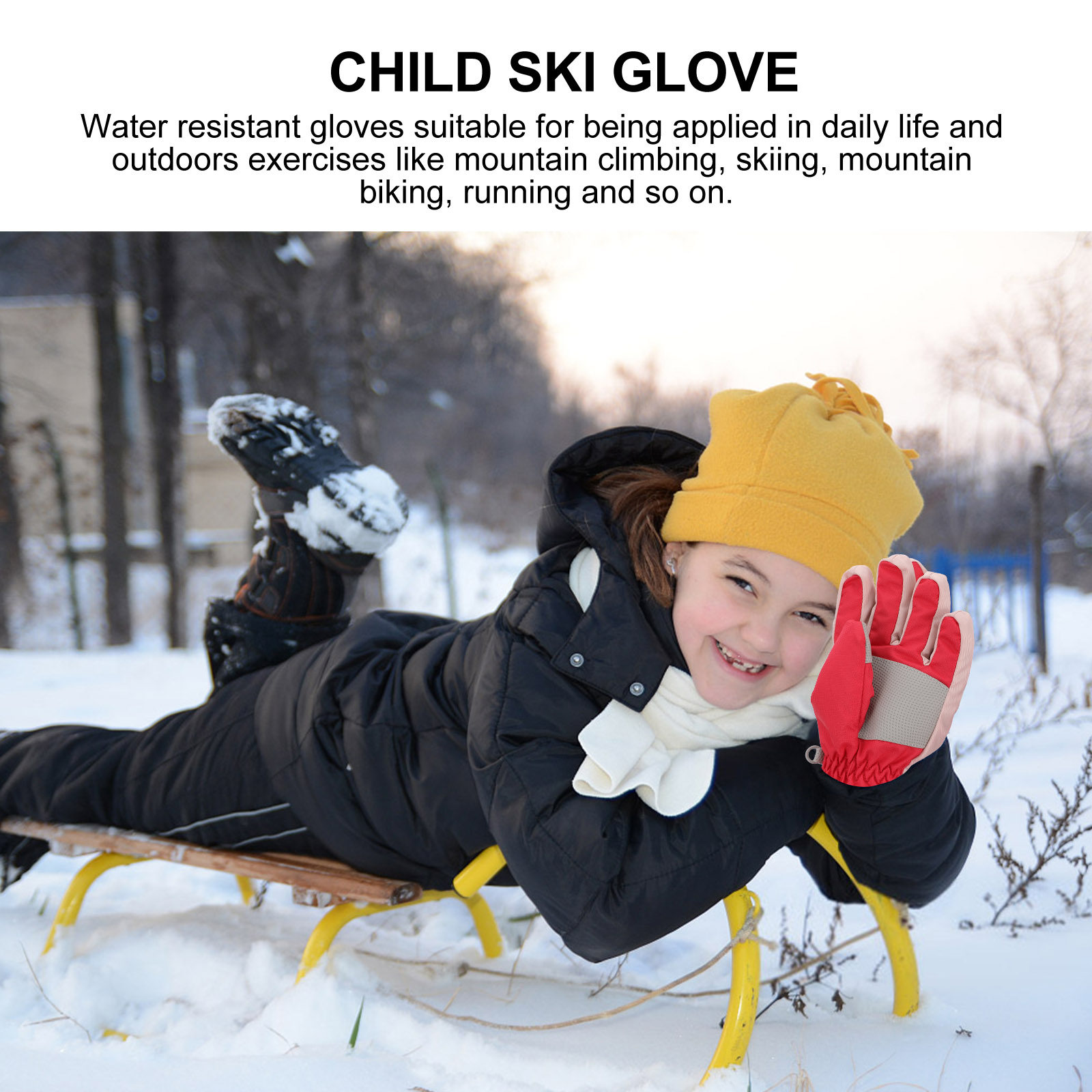 1Pair Children Ski Gloves Wate - Snow Glove Insulated review and price