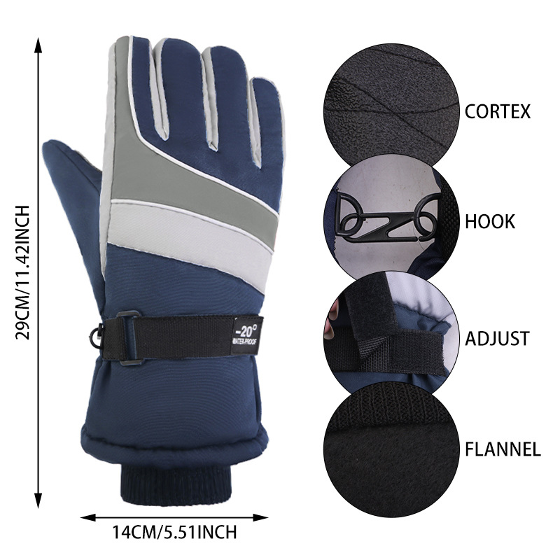 Winter Ski Gloves for Men Wind - Snow Glove Insulated review and price