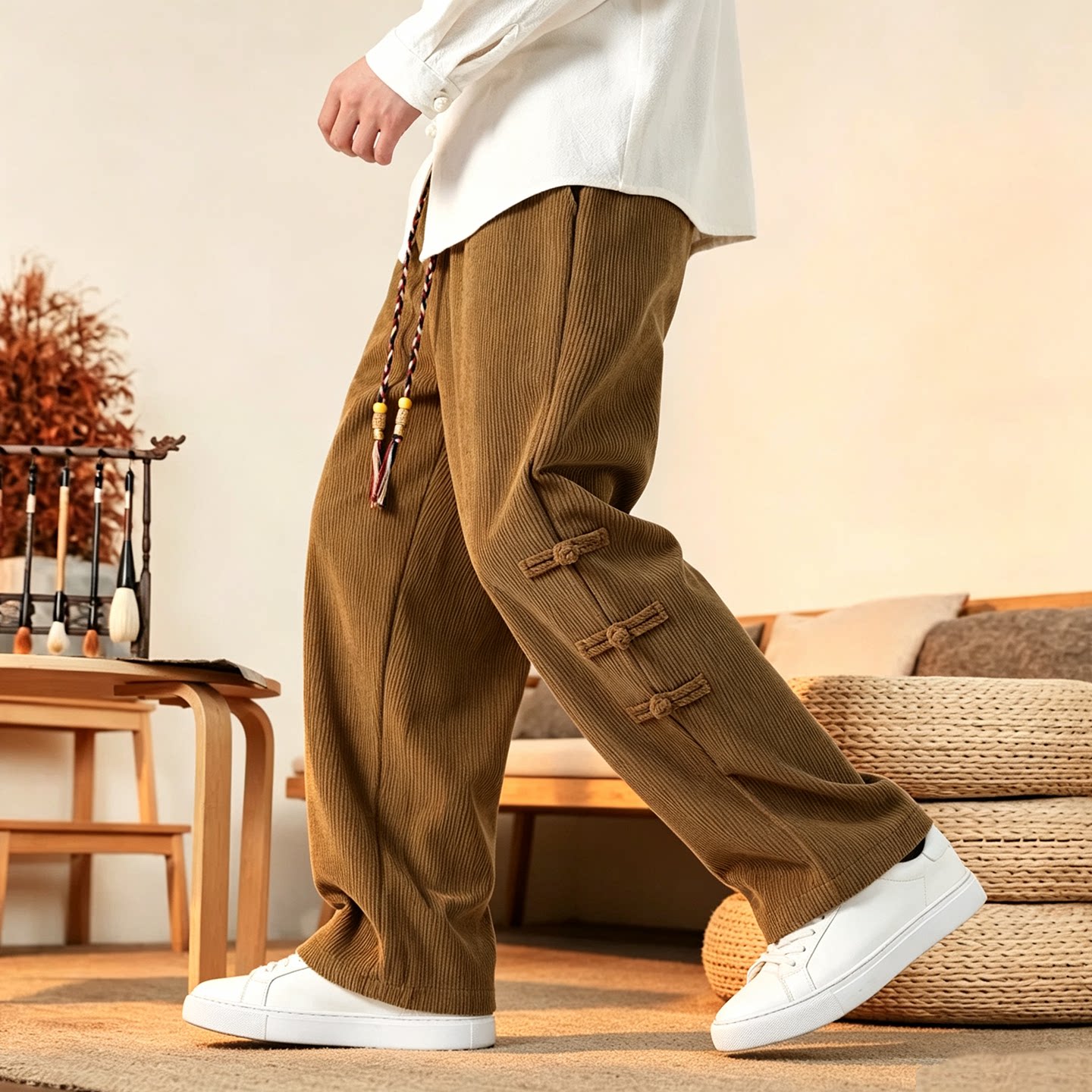 Pants Men Brand New Autumn War - Corduroy Pant Warm review and price