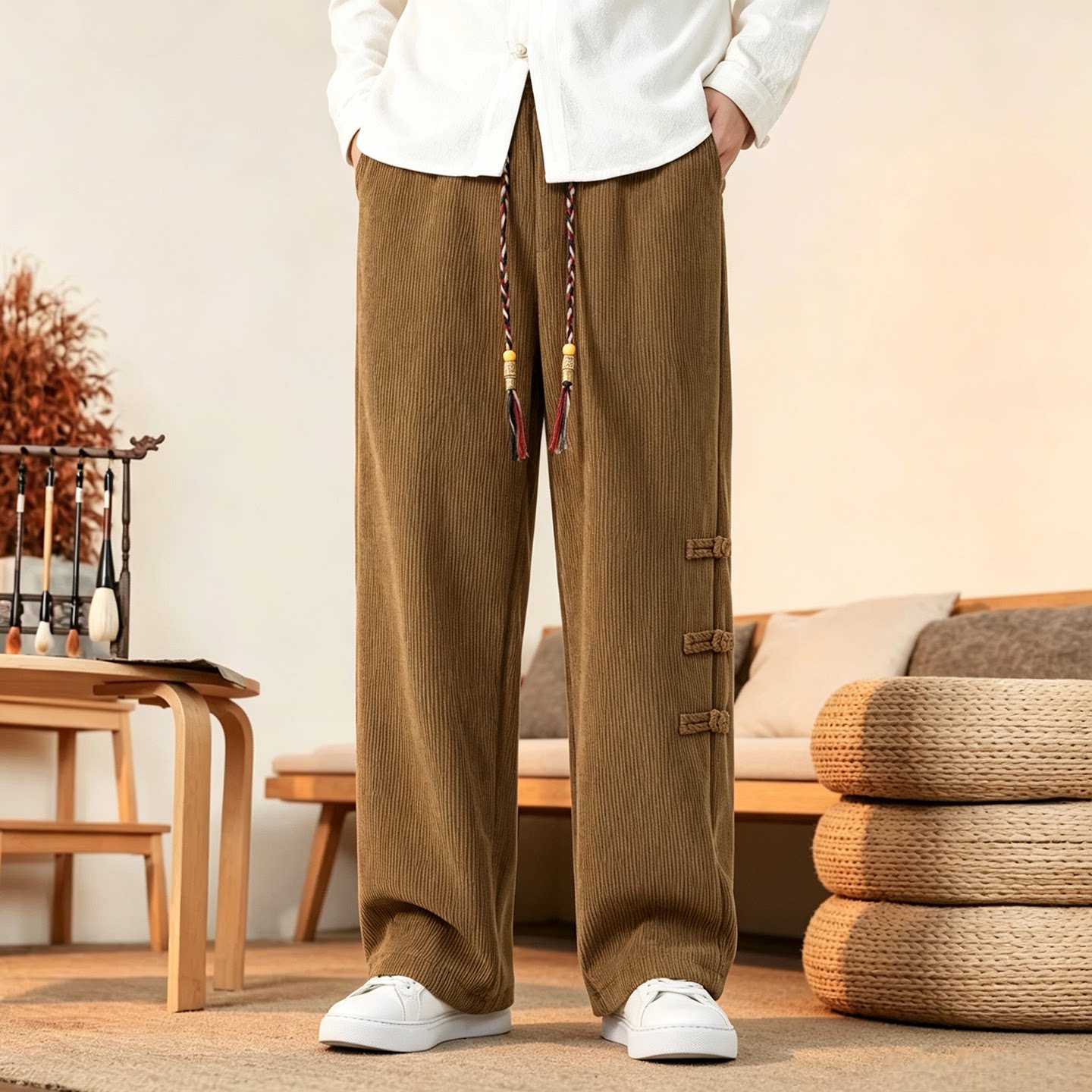 Pants Men Brand New Autumn War - Corduroy Pant Warm review and price