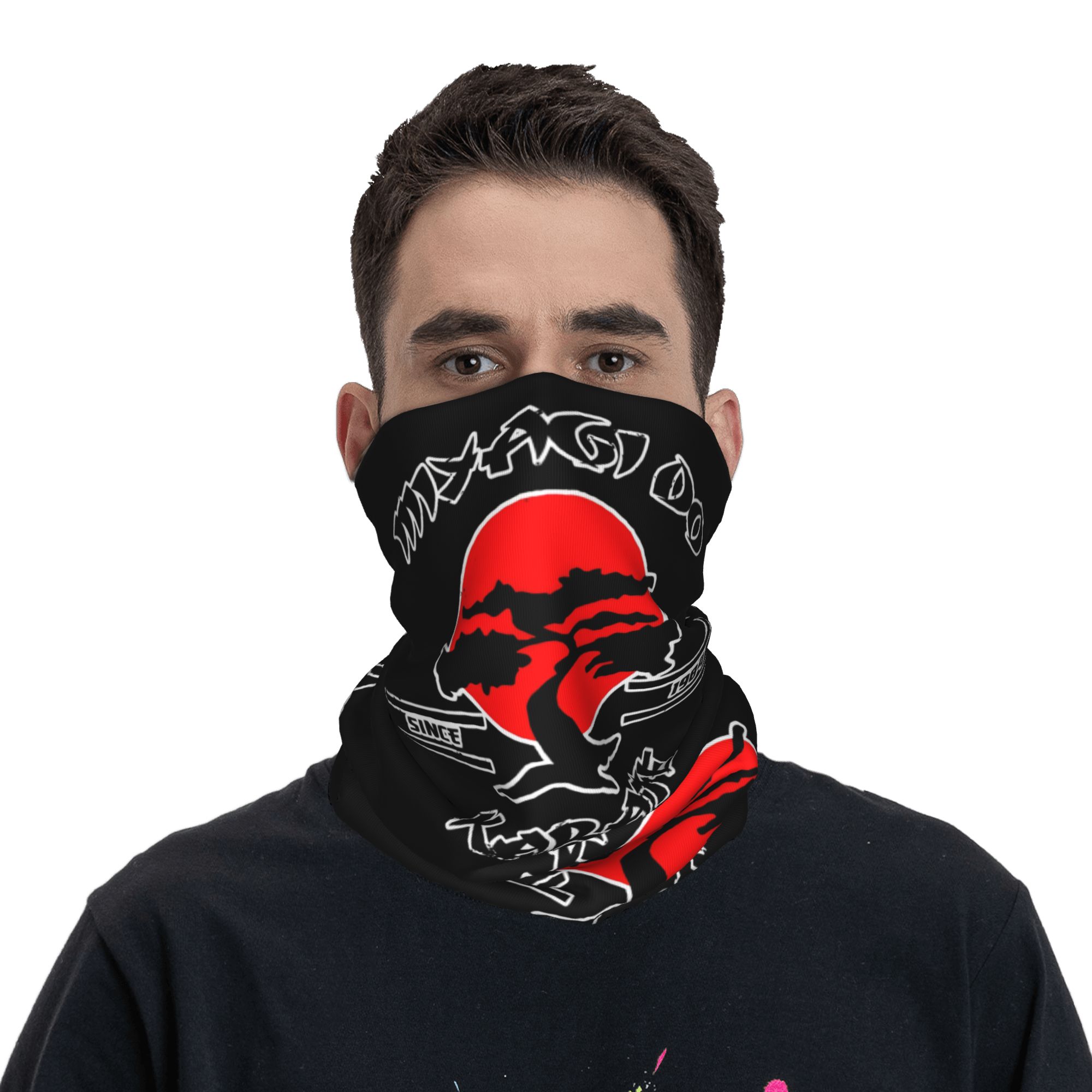 Custom K-Karates Retro Japanes - Neck Gaiter Fleece review and price
