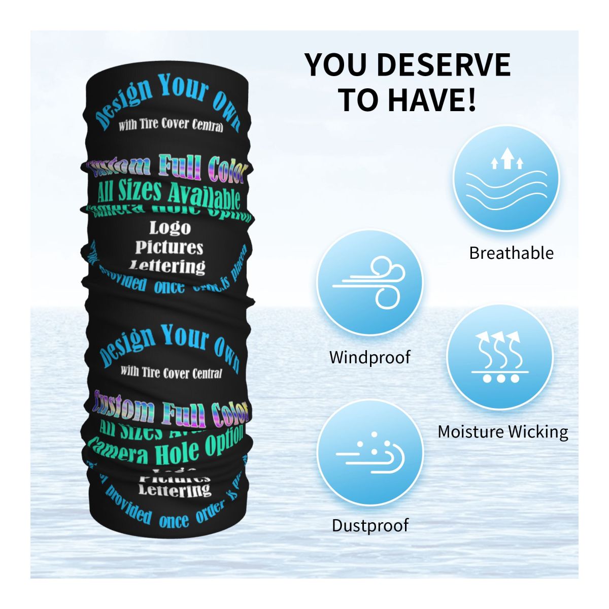 Custom Custom Your Design Prin - Neck Gaiter Fleece review and price