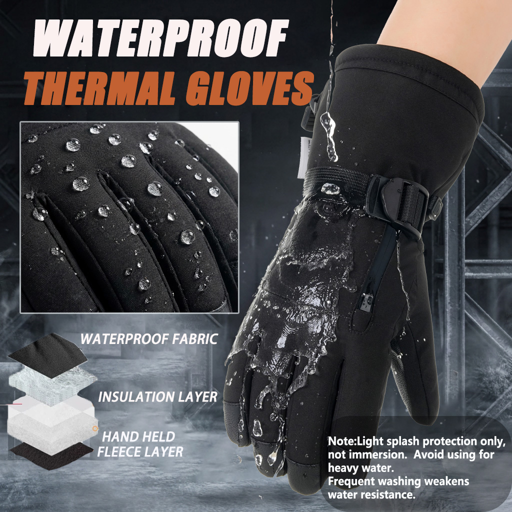 Winter Ski Gloves Men Women, W - Snow Glove Insulated review and price